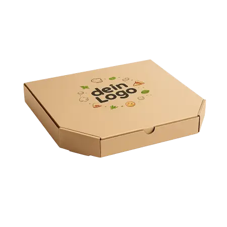 Pizza Karton mit individuellem Logo-Druck  Hochwertiger Pizza Karton mit Logo-Druck für Pizzerien, Restaurants und Lieferdienste. Ideal für den professionellen Einsatz im B2B-Bereich. Erhältlich in verschiedenen Größen und Farben, geeignet für heiße und fettige Speisen. Stabile Qualität, einfach aufzubauen und platzsparend stapelbar. Perfekt für Take-away, Lieferung und Gastronomie.