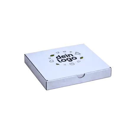 Pizza Karton mit Logo für professionelle Pizza Kartons und Pizzakartons. Ideal für Pizzerien, Lieferdienste und B2B Gastronomie in verschiedenen Größen und Farben.