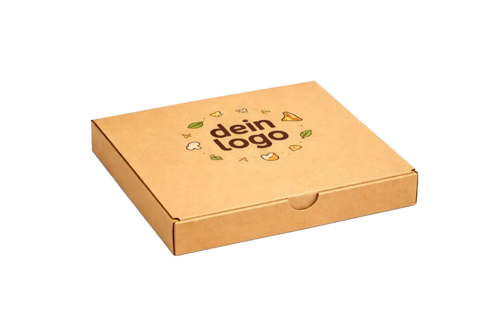 Pizzakarton Italy – Kraftbraun