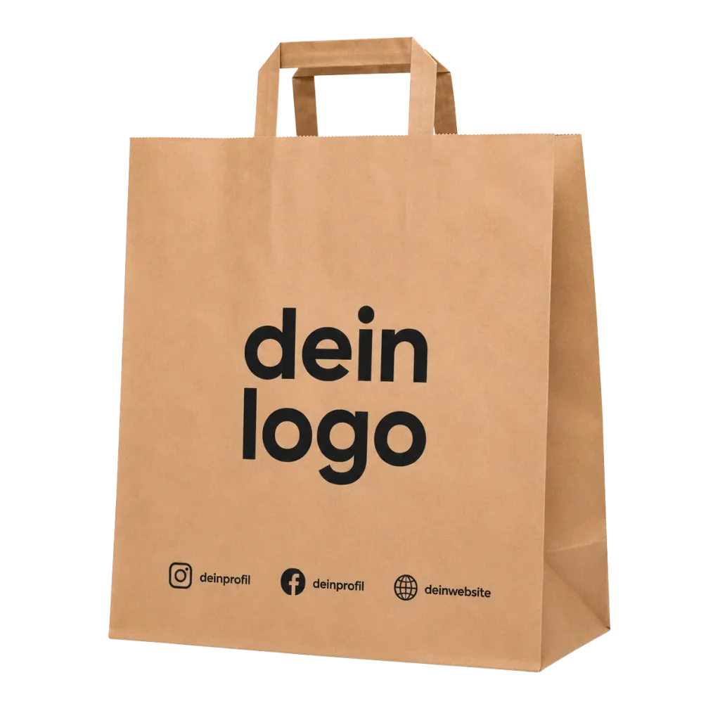 Papiertragetasche mit Henkel